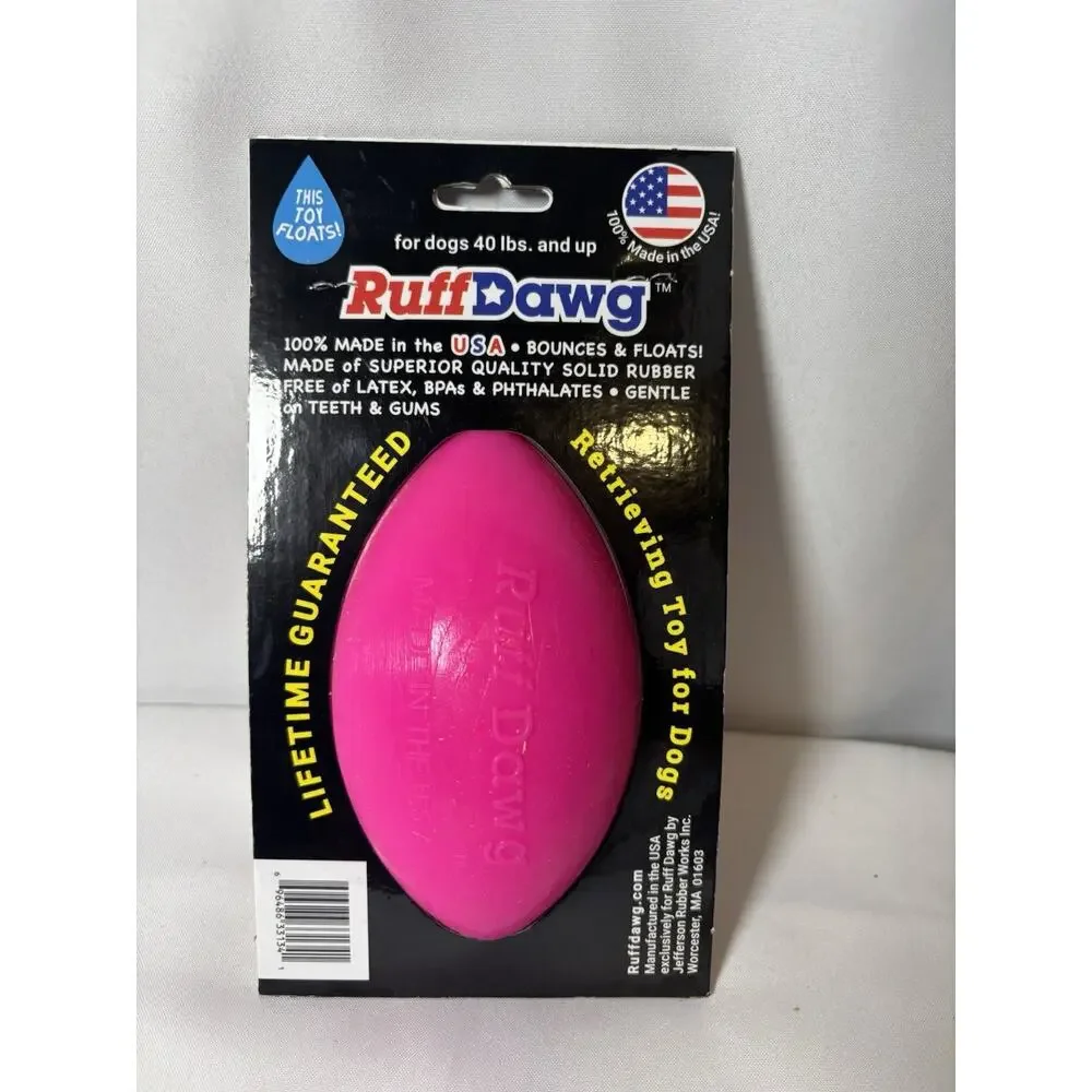 Ruff Dawg Football / Football XL (pink) - LIFETIME GUARANTEE - USA MADE